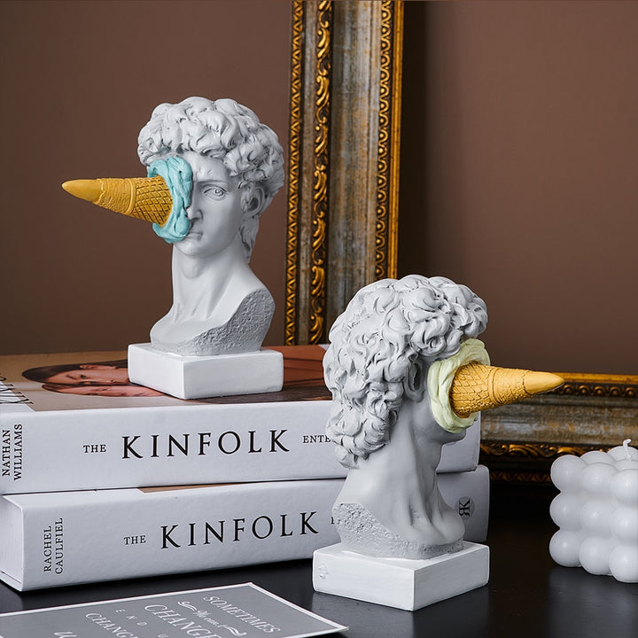 David Ice Cream Sculpture
