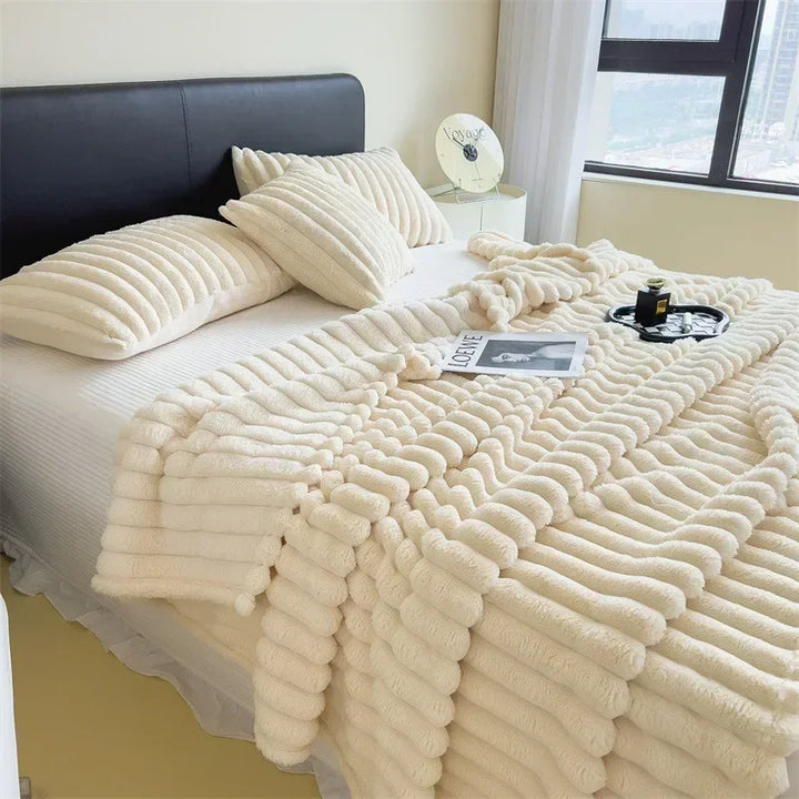 Purely Coral Fleece Blanket
