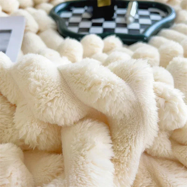Purely Coral Fleece Blanket