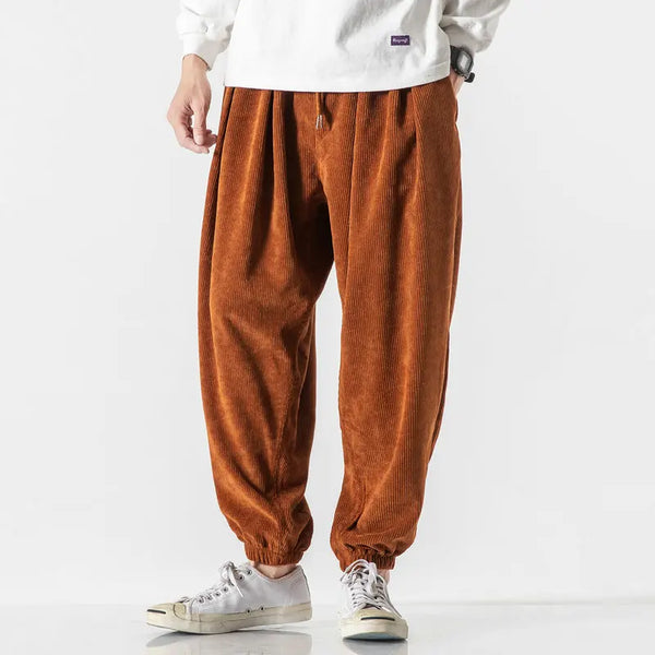 3Leaves Men's Ridge Corduroy Pants Coffee / XS