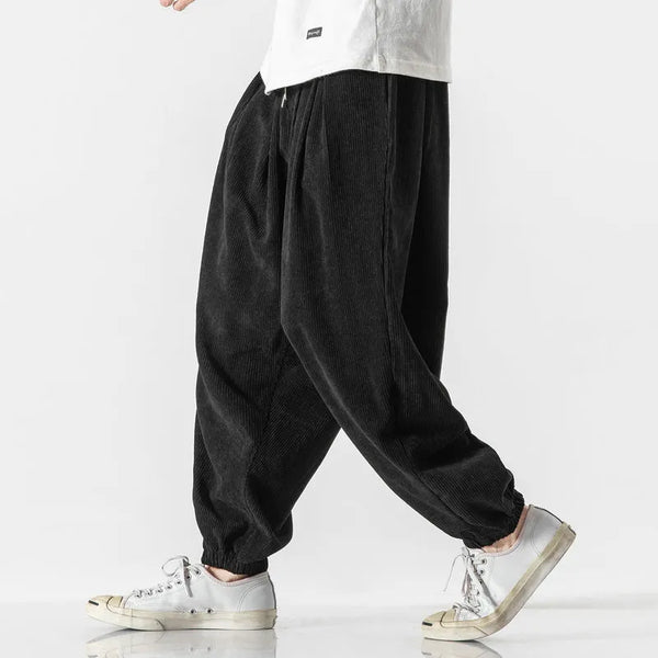 3Leaves Men's Ridge Corduroy Pants Black / XS