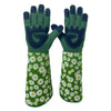 Floral Gauntlet Gardening Gloves