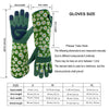 Floral Gauntlet Gardening Gloves