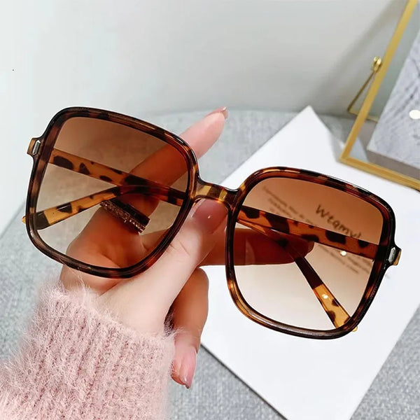 3Leaves Women Eclipse Sunglasses Leopard