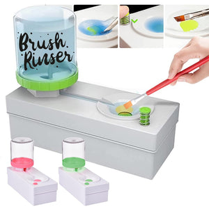 Paint Brush Rinser Cleaner Makeup Brush Cleaner Multifunctional Machine Fresh Water Cycle Rinser for Paint Acrylic Makeup Brush