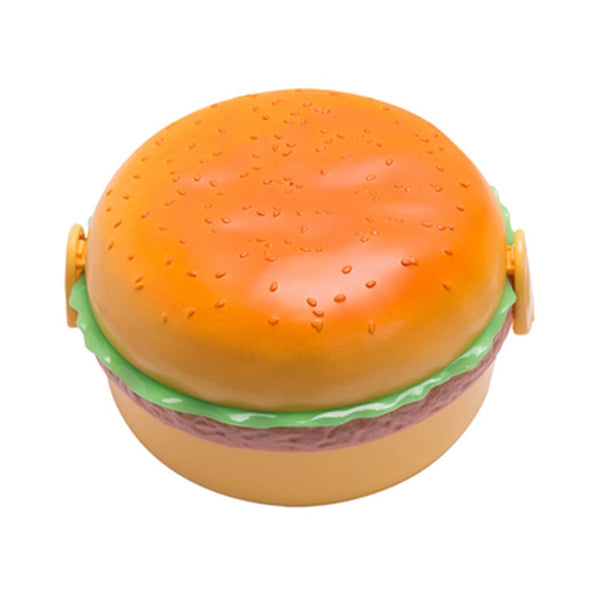 Hamburger Bento Lunch Box Round