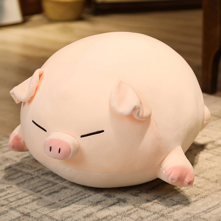 Kawaii Piggy Plush Asleep / 80 cm