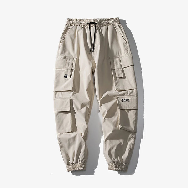 3Leaves Men Cargo Joggers Khaki / S