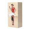 Pin Up Girl Tissue Box Beige