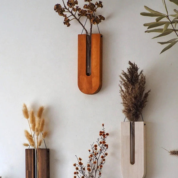 NeatNest Wooden Hanging Planters