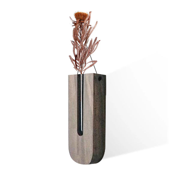 NeatNest Wooden Hanging Planters Gray