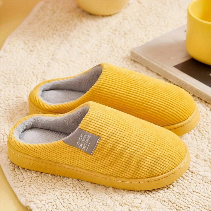 Women's Plush Comfort Slippers Yellow / 6