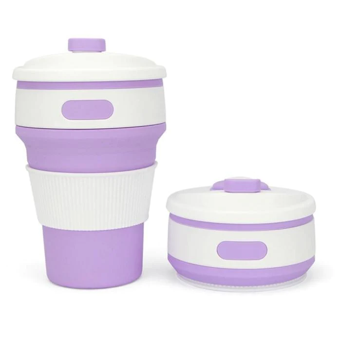 Collapsible Coffee Cup Pink