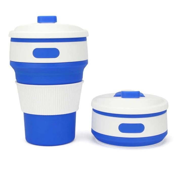 Collapsible Coffee Cup Blue