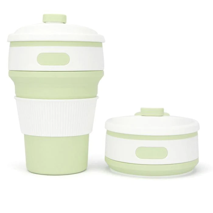 Collapsible Coffee Cup Green