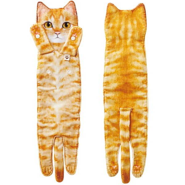 Kitty Hand Towel Orange