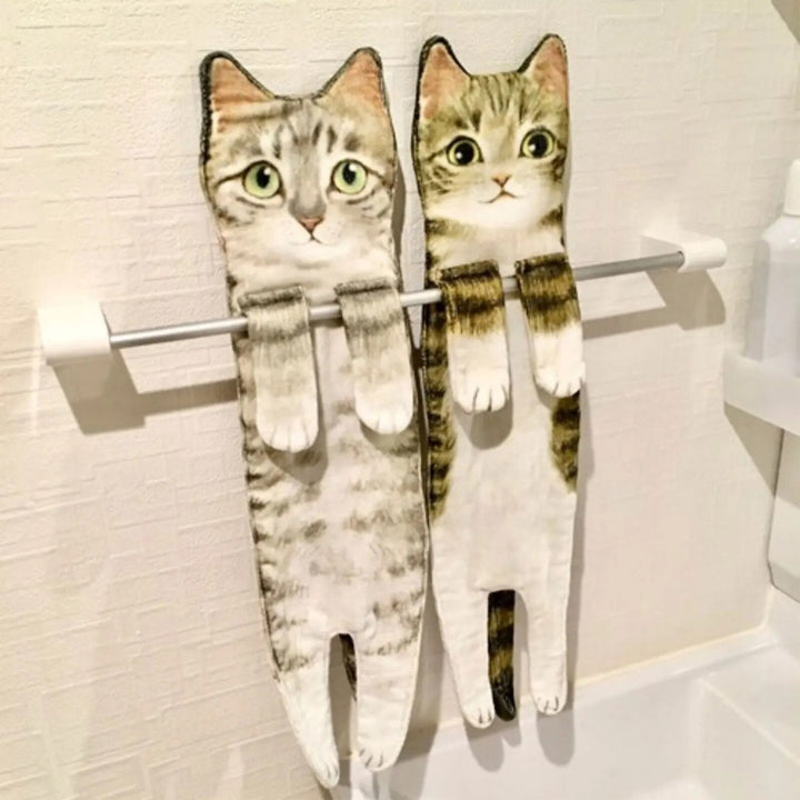 Kitty Hand Towel