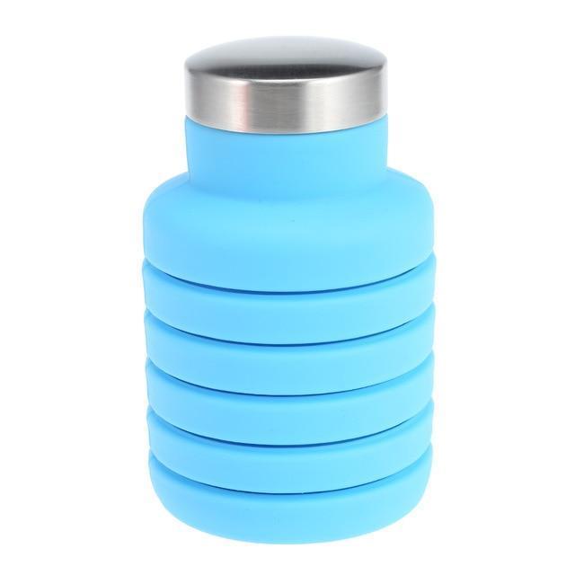 Collapsible Water Bottle Sky Blue