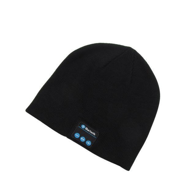 Wireless Bluetooth Beanie Hat Black