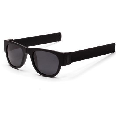 Cool Folding Polarized Slap Sunglasses for Men Women Outdoor UV400 Black
