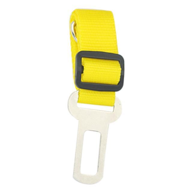Dog Car Seat Belt Yellow