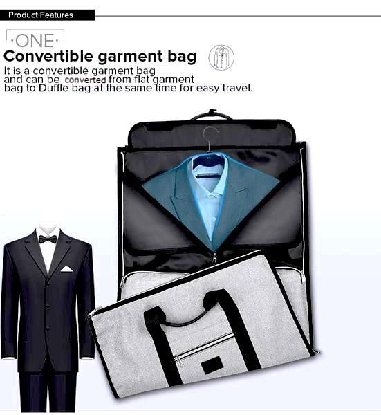 2 in 1 Garment Duffel Bag - Fashion Edition