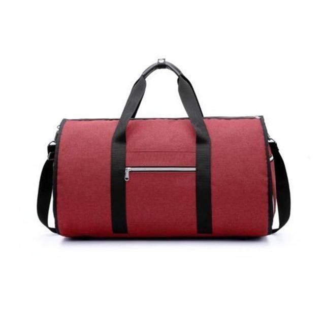 2 in 1 Garment Duffel Bag - Fashion Edition Red