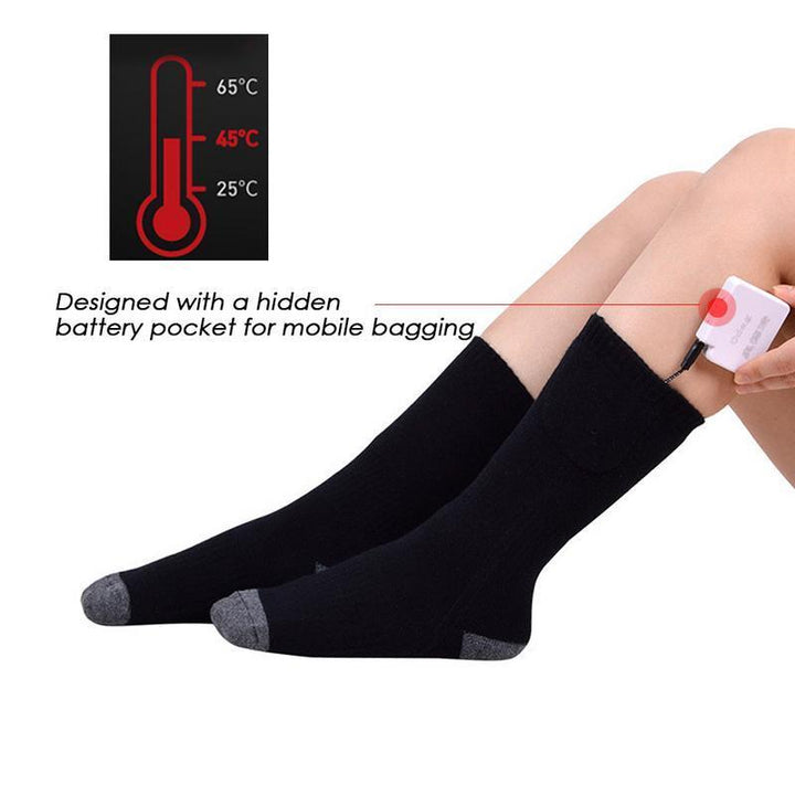 Adjustable Temperature Heated Socks