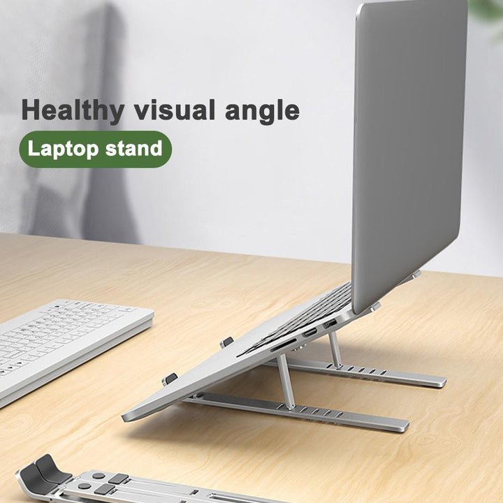 Adjustable Laptop Desk Stand Silver
