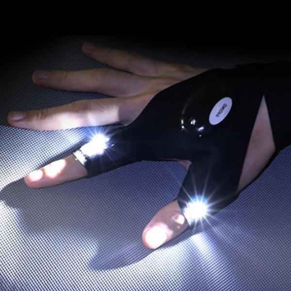 LED Flashlight Gloves Right