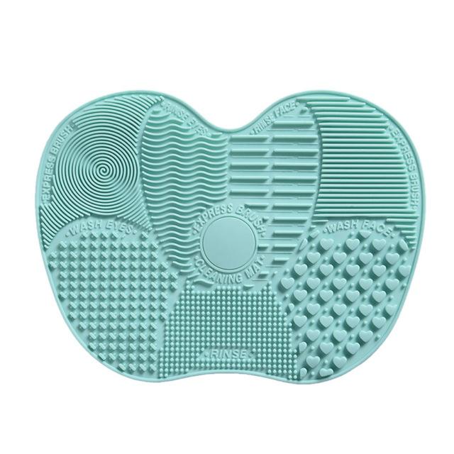 Silicone Makeup Brush Cleaning Pad Green
