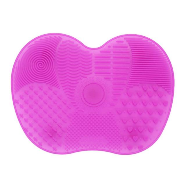 Silicone Makeup Brush Cleaning Pad Pink