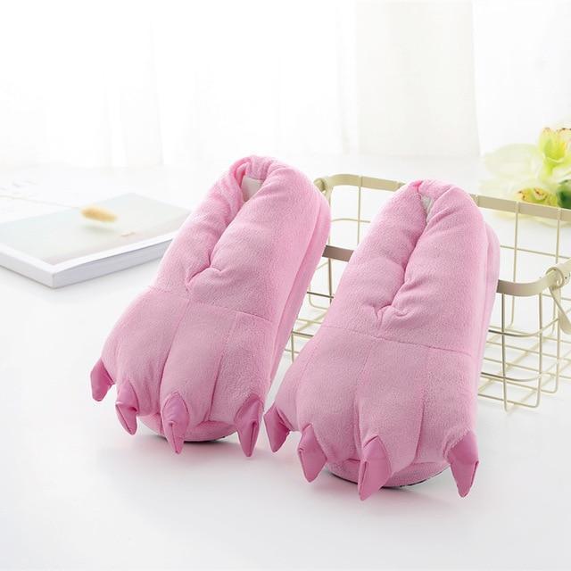 Monster Feet Slippers Pink / Small