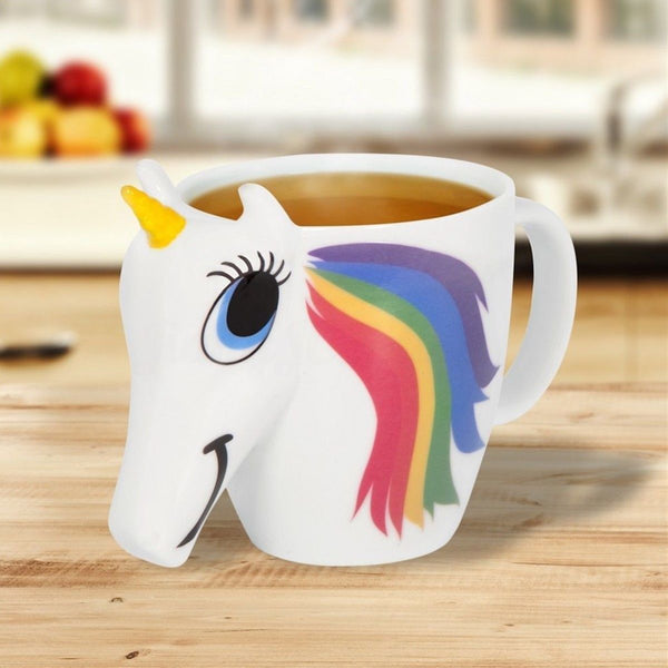 Color Changing Rainbow Unicorn Mug
