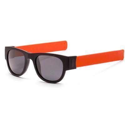 Cool Folding Polarized Slap Sunglasses for Men Women Outdoor UV400 Orange