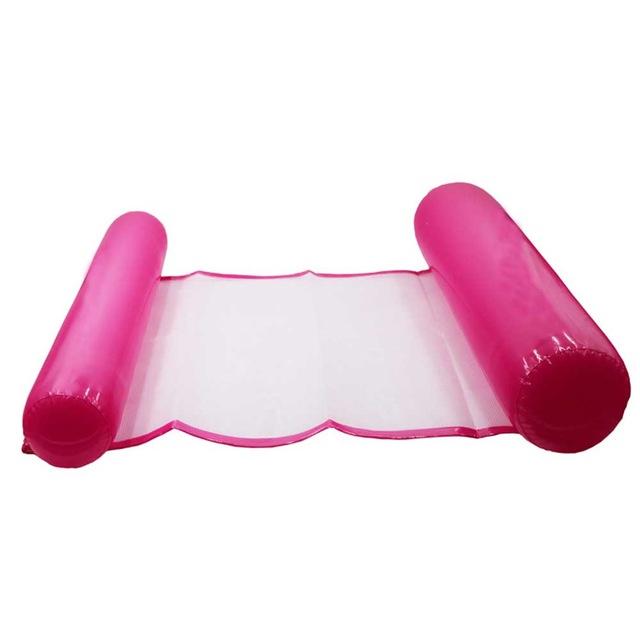 Inflatable Water Hammock Rose red