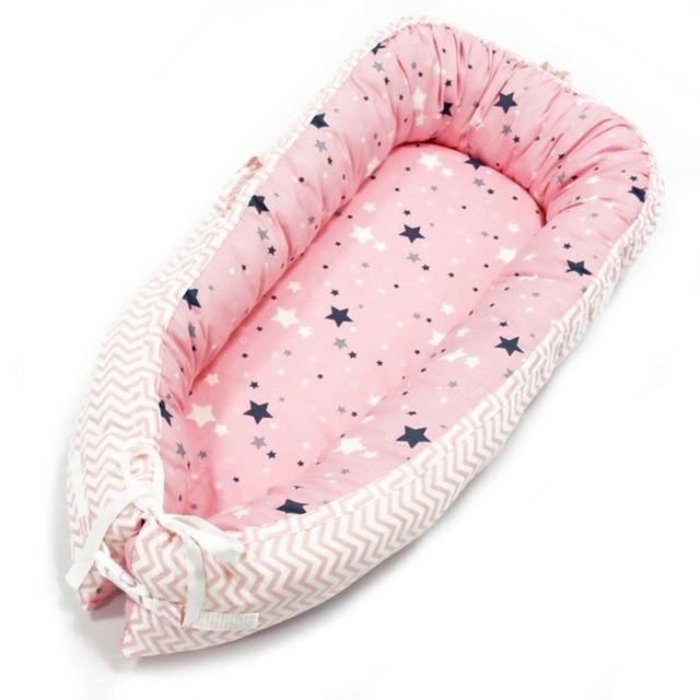 Portable Baby Bed Pink