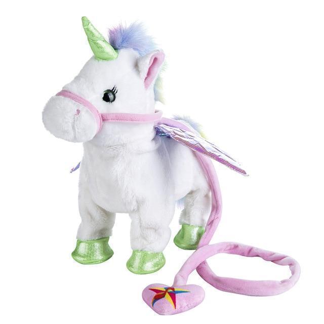 Magical Walking Unicorn Toy White