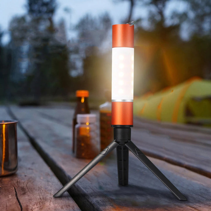Portable Tripod Lantern Orange