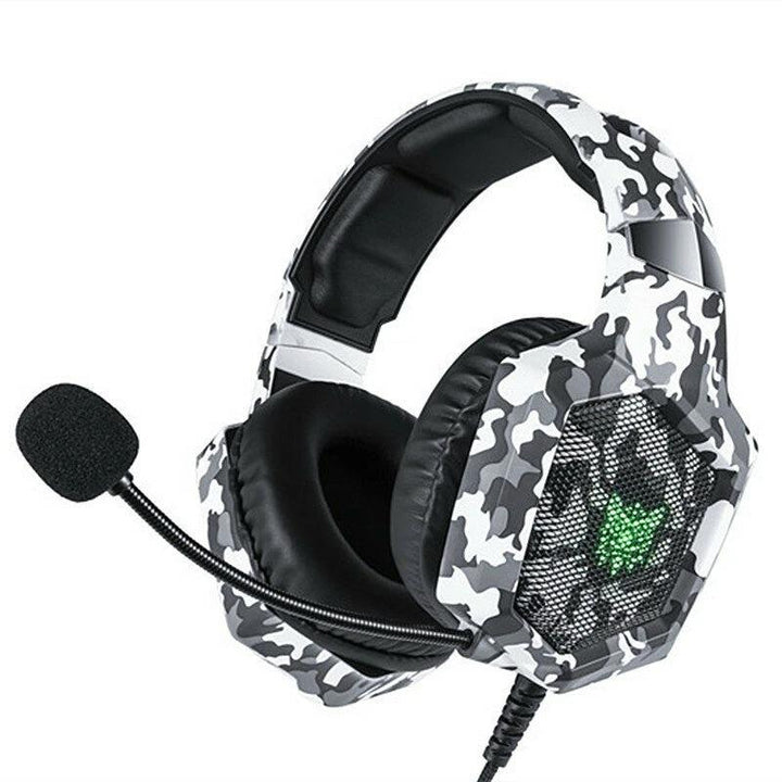 Camo Gaming Headset for PS4 PC XBOX White Camo