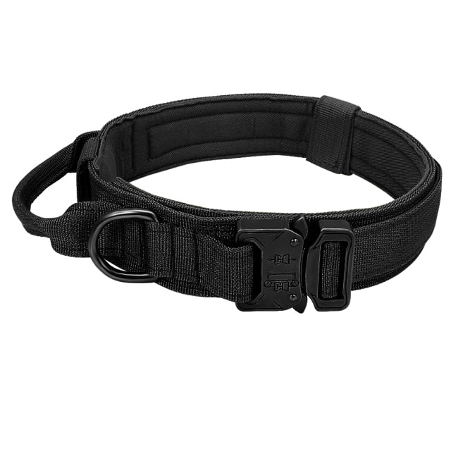 RoamReady Tactical Dog Collar Black Collar / M
